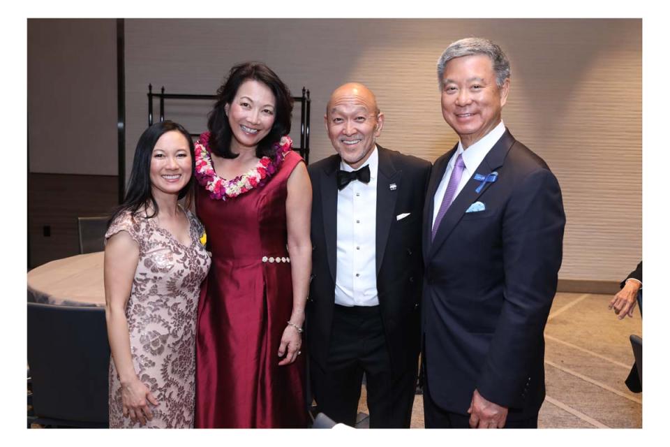 Mark Okada and friends at JANM's 30th Anniversary Benefit